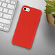 Avis Avizar Coque iPhone SE 2022 / 2020 et 8 / 7 Souple Soft Touch Anti-rayures Rouge