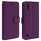 Avizar Housse Samsung Galaxy A10 Etui Folio Rangement Carte Support Vidéo violet - Housse folio spécialement conçue pour Samsung Galaxy A10