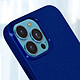 Mercury Coque pour iPhone 13 Pro Silicone Gel Flexible Effet Brillant  Bleu Nuit pas cher