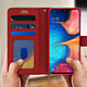 Avis Avizar Housse Samsung Galaxy A20e Etui Folio Soft Touch Support Vidéo rouge