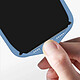 Avizar Coque pour iPhone 16 Pro Semi-rigide Soft-touch Anti-traces Bleu Clair pas cher