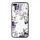 LaCoqueFrançaise Coque iPhone 7 Plus/ 8 Plus Coque Soft Touch Glossy Pivoines Violettes Design Coque iPhone 7 Plus/ 8 Plus Coque Soft Touch Glossy Pivoines Violettes Design