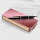 Acheter Avizar Coque pour Samsung Z Fold 2 Clapet Miroir Translucide Ultra-fin Rose gold