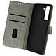 Avizar Housse Samsung Galaxy S21 FE Clapet Portefeuille Fonction Support vidéo Gris - Étui gris avec un porte-cartes spécialement conçu pour votre Samsung Galaxy S21 FE.