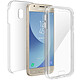 Avizar Coque Galaxy J3 2017 Protection intégrale avant + arrière ultra-transparente Coque de protection conçue pour Galaxy J3 2017