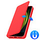 Avizar Housse iPhone SE 2022 / 2020 et 8 / 7 Folio Portefeuille Fonction Support rouge pas cher