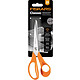 FISKARS Ciseaux universels pour droitiers, Longueur 21 cm orange pas cher