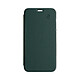 BEETLECASE Étui pour Apple iPhone 11 Folio Premium en Cuir avec Dos Cristal et Porte-Cartes Vert foncé Protégeant votre iPhone des rayures, des chocs et des chutes accidentelles