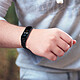 Acheter Avizar Bracelet Xiaomi Mi Band 6 et 5 Maillons en Acier Fermoir papillon Noir