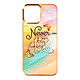 Avizar Coque iPhone 11 Pro Max Bi-matière avec Bague de Maintien Motif Plage Orange - Coque de protection à motif Plage ''Never Stop Dreaming'' spécialement conçue pour iPhone 11 Pro Max.