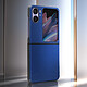 Avis Avizar Coque pour Oppo Find N2 Flip Style carbone Conception 2 parties  bleu