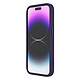 Avis QDOS Coque pour iPhone 14 Pro Hybrid Soft avec Snap Compatible MagSafe Violet