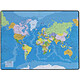 ESSELTE Sous mains carte du Planisphère 40x53cm Sous-main