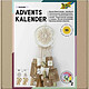 FOLIA Kit pour calendrier de l'Avent MACRAME, 55 pièces Calendrier mural