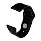 Avizar Bracelet Samsung Galaxy Watch 4 en Silicone tressé Soft-touch noir Bracelet de montre spécialement conçu pour votre Samsung Galaxy Watch 4 / 5 et 5 Pro