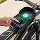 Avis Avizar Support vélo pour Smartphone avec Housse étanche Espace de rangement Taille XL  Noir