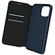 Avizar Housse Folio iPhone 12 Pro Max Portefeuille Fonction Support Vidéo bleu nuit - Étui Bleu conçu sur mesure pour l'iPhone 12 Pro Max