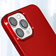 Mercury Coque pour iPhone 13 Pro Max Silicone Gel Flexible Effet Brillant  Rouge métallisé pas cher