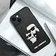 Acheter Karl Lagerfeld Coque pour iPhone 15 Plus Bi-matière Bords Rehaussés Noir