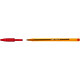 BIC Stylo bille CRISTAL FINE Pointe Fine rouge x 50 Stylo à bille