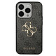 Guess Coque pour iPhone 15 Pro Découpes Précises et Bords Surélevés Noir Coque de protection de la marque Guess pour protéger efficacement votre iPhone 15 Pro