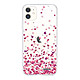 Evetane Coque iPhone 11 360 intégrale transparente Motif Confettis De Coeur Tendance Coque iPhone 11 360 intégrale transparente Confettis De Coeur Tendance