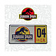 Jurassic Park - Réplique 1/1 plaque minéralogique Dennis Nedry pas cher