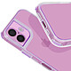 Avizar Coque pour iPhone 16 Plus Coins Antichoc Bumper Violet pas cher