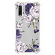 LaCoqueFrançaise Coque Xiaomi Redmi 9T Silicone antichocs Solides coins renforcés  transparente Motif Pivoines Violettes Coque Xiaomi Redmi 9T Silicone antichocs Solides coins renforcés Protection Housse transparente Pivoines Violettes