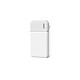 Muvit Powerbank 5000mAh Compact et Puissant Lithium-ion polymère Blanc Solution éco-responsable grâce au plastique recyclé