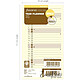 FILOFAX Recharge Agenda Personnel 2023 Anglais Crème Recharge Filofax