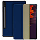 Avizar Housse Pour Samsung Galaxy Tab S7 11.0 et Tab S8 Support Vidéo Design Fin Bleu Nuit Etui folio Bleu Nuit en Eco-cuir, Galaxy Tab S8