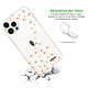 Avis Evetane Coque iPhone 12 Pro Max 360 intégrale transparente Motif Marguerite Tendance