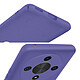 Avizar Coque pour Honor Magic 6 Lite 5G Semi-rigide Soft-touch Anti-traces Violet pas cher