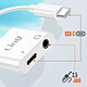 Avis LinQ Adaptateur de charge USB C Power Delivery et Audio Jack 3.5mm Blanc