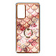 Avizar Coque Samsung S20 FE Bi-matière avec Bague de Maintien Motif Écaille Rose Coque de protection à motif Écaille Rose spécialement conçu pour Samsung Galaxy S20 FE.