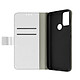 Avizar Housse Motorola Moto G50 Aspect Grainé Folio Stand Vidéo Blanc - Etui de protection intégrale, spécialement conçu pour Motorola Moto G50