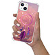 Evetane Coque iPhone 13 Mini anti-choc souple angles renforcés transparente Motif Attrape rêve rose pas cher