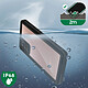 Avis Redpepper Coque pour Samsung Galaxy Note 20 Ultra Bi-matière Waterproof 2m Film Écran  Noir