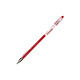 PILOT Stylo Bille G1-07 Encre Gel Pointe Moyenne 0,7 (Trait 0,5) Rouge x 12 Stylo à bille