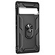 Avizar Coque pour Google Pixel 7a Antichoc Hybride Bague Support Magnétique  Noir Coque de protection hybride, spécifiquement conçue pour le Google Pixel 7a