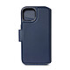 Avis Decoded Folio Détachable Compatible avec le MagSafe en cuir pour iPhone 15 Plus Navy