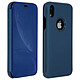 Avizar Etui folio Bleu Design Miroir pour Apple iPhone XR Etui folio Bleu design miroir Apple iPhone XR