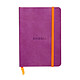 CLAIREFONTAINE Carnet souple 10,5x14,8cm ligné violet Carnet