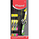 MAPED Surligneur FLUO'PEPS PEN DUO, blister de 3 Surligneur