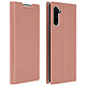 Avizar Etui folio Rose Champagne pour Samsung Galaxy Note 10 - Etui folio Rose Champagne Samsung Galaxy Note 10