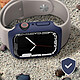 Avizar Coque Antichoc Protection Apple Watch Series 8 / 7 45mm Bleu Nuit pas cher