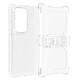 Avizar Coque pour Samsung Galaxy S24 Ultra Clip Ceinture Coins Bumper Transparent Clip ceinture intégrée sur une partie avant amovible afin d'accrocher aisément le téléphone sur votre taille, poche ou ceinture