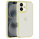 Avizar Coque pour iPhone 16 Coins Antichoc Bumper Jaune Coque semi-rigide conçue pour protéger votre iPhone 16 au quotidien