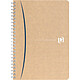 Acheter OXFORD Touareg Cahier A5 Ligné 180 Pages Papier Recyclé Reliure Spirale Couverture Kraft